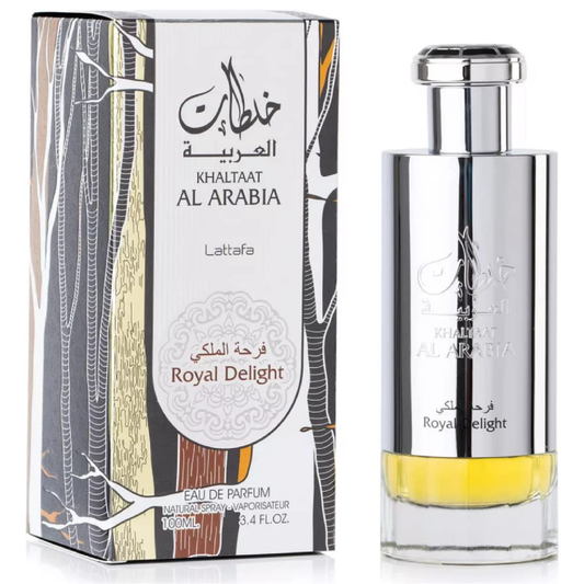 Khaltat Al Arabia Delight Eau De Parfum Spray (Unisex) By Lattafa - 3.4 oz Khaltat Al Arabia Delight Eau De Parfum Spray (Unisex) By Lattafa - 3.4 oz